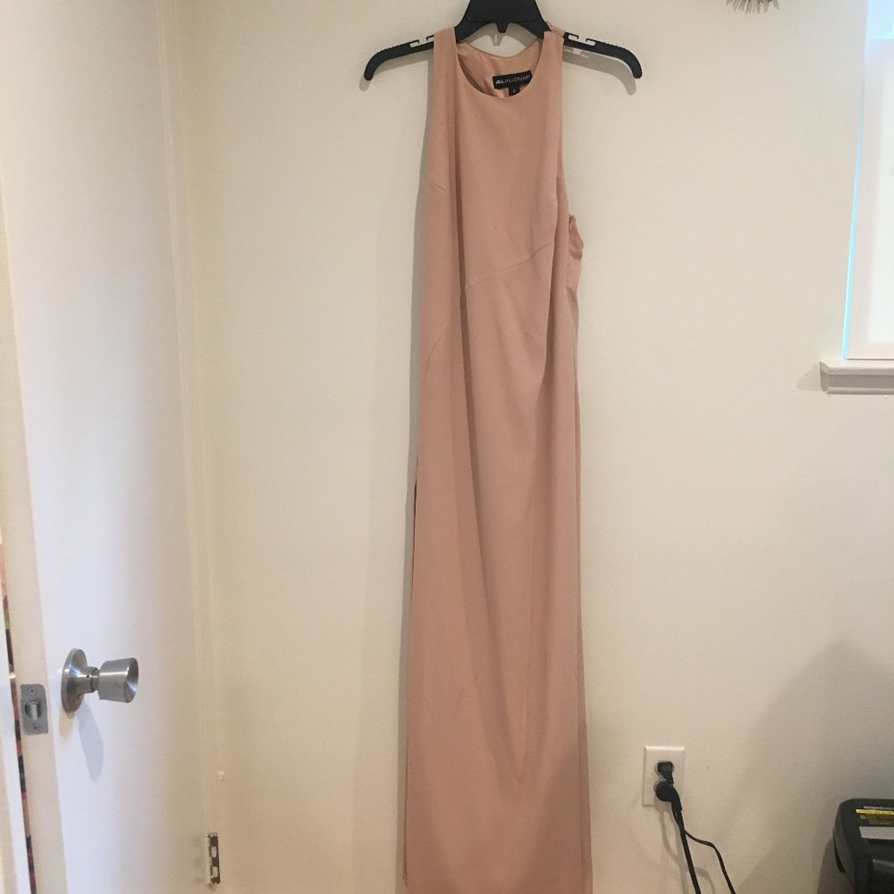 Jill Stuart Nude Pink Gown with Train